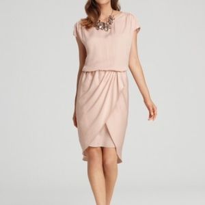 BCBGMAXAZRIA Aurora Dress in Bare Pink